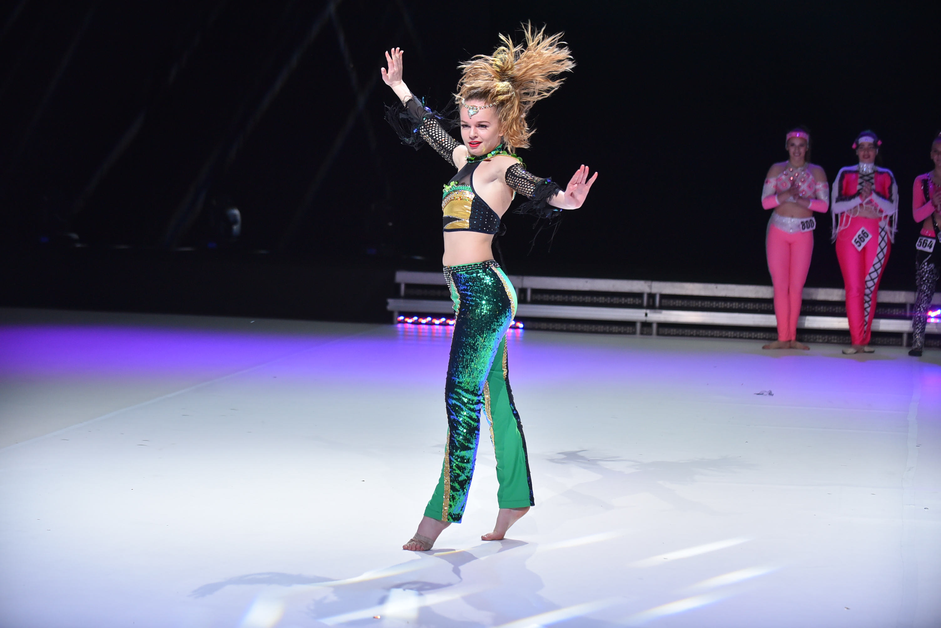 Ester bei ihrem Discodance Finale in Zagreb